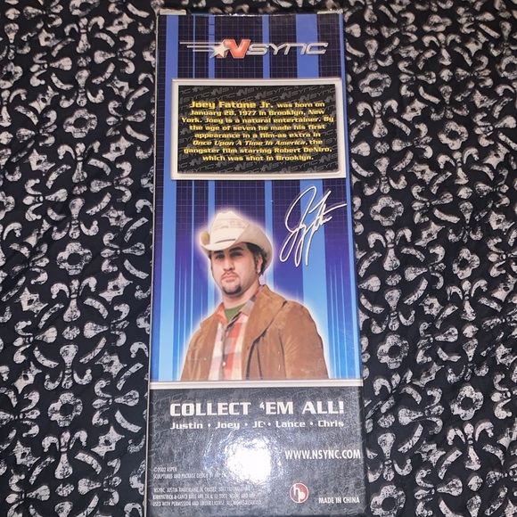 Brand new in box 90s y2k NSync Joey Fatone Jr. Bobble Head Doll Rockin Bobbles - Picture 3 of 6